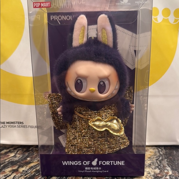 Other | Copy Pop Mart Labubu X Pronounce Wings Of Fortune Vinyl Plush ...